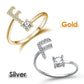 💍 Sconto del 50%! ❤️ Anello con iniziale "Amore" – Personalizzabile, regolabile e perfetto come regalo significativo per te o per la persona amata ✨