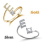 💍 Sconto del 50%! ❤️ Anello con iniziale "Amore" – Personalizzabile, regolabile e perfetto come regalo significativo per te o per la persona amata ✨