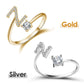 💍 Sconto del 50%! ❤️ Anello con iniziale "Amore" – Personalizzabile, regolabile e perfetto come regalo significativo per te o per la persona amata ✨