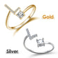 💍 Sconto del 50%! ❤️ Anello con iniziale "Amore" – Personalizzabile, regolabile e perfetto come regalo significativo per te o per la persona amata ✨