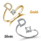 💍 Sconto del 50%! ❤️ Anello con iniziale "Amore" – Personalizzabile, regolabile e perfetto come regalo significativo per te o per la persona amata ✨
