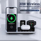 הדור החדש Fast Smart Touch 4 ב-1 מטען אלחוטי עבור iPhone, Apple Watch ו-AirPods