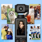 Fotocamera tascabile con gimbal e schermo da 1,9“