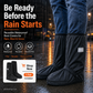 🌧️ Copriscarpe Impermeabili Riutilizzabili per Pioggia, Fango e Neve – PVC, Suola Antiscivolo, Cerniera, 5 Taglie – 2 Colori