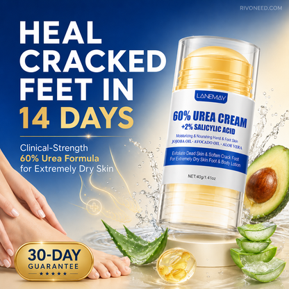 Crema idratante e anti-screpolature per i piedi
