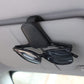 🕶️✨ Portaocchiali magnetico in pelle – Sconto del 50%! Clip per aletta parasole auto: accessorio multifunzione per occhiali, penne e tessere. 🚗
