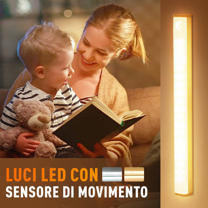 🔥 Luce LED intelligente magnetica con sensore per il corpo umano – si accende da sola al tuo passaggio! 💡🧲✨
