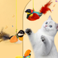 Bacchetta gioco per gatti a forma di uccellino, ideale per il gioco in autonomia e per alleviare la noia.