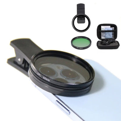 🔥 SALDI -50% ✨ Kit filtri CPL a clip da 52mm per fotocamera dello smartphone