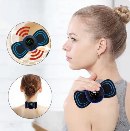 🔥 COMPRA 1, OTTIENI 1 GRATIS! 🔥Massaggiatore Portatile con 8 Modalità e Schermo LCD - Mini Stimolatore Muscolare per il Sollievo dal Dolore