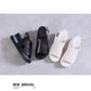 Sandali da donna con zeppa, tinta unita, open toe, tacco alto
