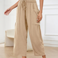 📢📢 Sconto del 40% ⏰ Pantaloni da donna in lino a gamba larga – Freschi, a vita alta, fluidi 🌾