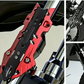 Motorcycle shock absorber protective cover