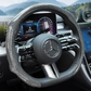 Coprivolante per auto con texture in fibra di carbonio ed effetto laser