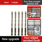 🔥Offerta imperdibile 2026🔥 Kit di punte da trapano eccentriche dentellate a 4 scanalature ad alta resistenza - Durevoli e versatili per tutti i progetti fai da te