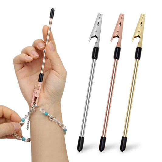 ✨🔥Acquistane 2 e ricevi 3 in omaggio🔥Strumenti di aiuto per la chiusura dei braccialetti🎁