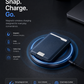 Portafoglio intelligente MagSafe in vera pelle nappa – con Apple Trova il mio™ e Google Find Hub™, protezione RFID e ricarica wireless.