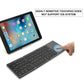 Mini tastiera Bluetooth wireless ultrasottile, tastiera per tablet pieghevole e semplice per casa e ufficio