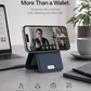 Portafoglio intelligente MagSafe in vera pelle nappa – con Apple Trova il mio™ e Google Find Hub™, protezione RFID e ricarica wireless.
