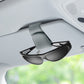 🕶️✨ Portaocchiali magnetico in pelle – Sconto del 50%! Clip per aletta parasole auto: accessorio multifunzione per occhiali, penne e tessere. 🚗