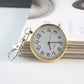 Orologio da tasca in lega metallica, portachiavi, orologio da polso