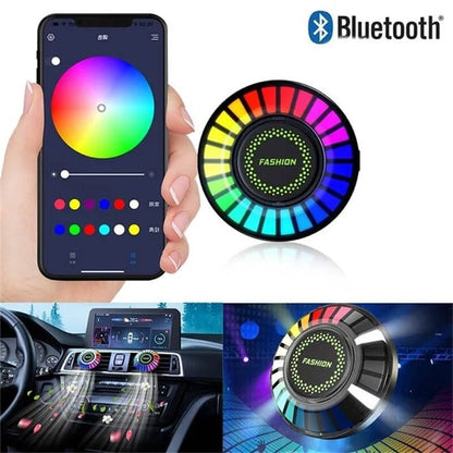 🔥Lampada per aromaterapia auto con rilevamento sonoro