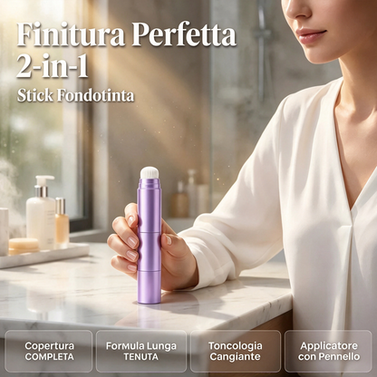 Fondotinta 2 in 1 che cambia colore