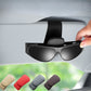 🕶️✨ Portaocchiali magnetico in pelle – Sconto del 50%! Clip per aletta parasole auto: accessorio multifunzione per occhiali, penne e tessere. 🚗