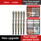 🔥Offerta imperdibile 2026🔥 Kit di punte da trapano eccentriche dentellate a 4 scanalature ad alta resistenza - Durevoli e versatili per tutti i progetti fai da te