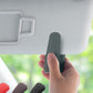 🕶️✨ Portaocchiali magnetico in pelle – Sconto del 50%! Clip per aletta parasole auto: accessorio multifunzione per occhiali, penne e tessere. 🚗