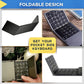 Mini tastiera Bluetooth wireless ultrasottile, tastiera per tablet pieghevole e semplice per casa e ufficio
