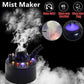 💨 ORA 50% DI SCONTO! ⚡ Macchina per nebbia a ultrasuoni con 12 LED – Produce nebbia fresca e luci colorate – Ideale per umidificatori, fontane o decorazioni di Halloween – Funziona silenziosamente sott'acqua 💧✨