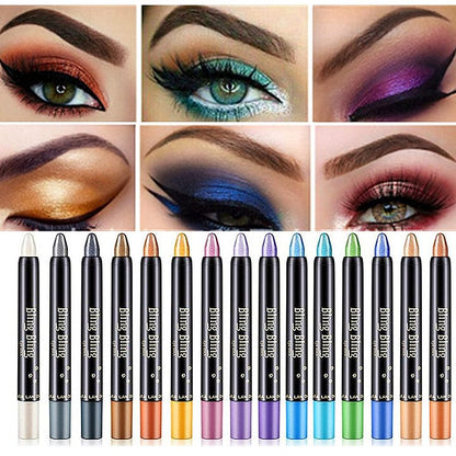 Matita Ombretto Illuminante 15 Colori – Waterproof, Glitterata, Eyeliner