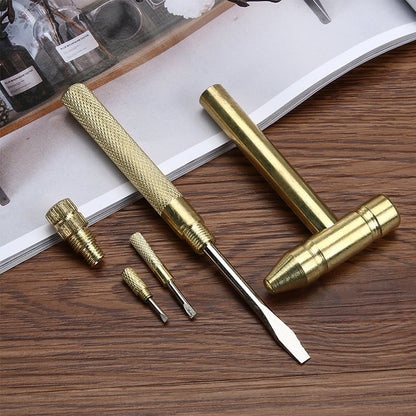🔥Offerta imperdibile 2026 - A METÀ PREZZO🔥Mini martello multifunzione 6 in 1 in rame