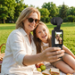 Fotocamera tascabile con gimbal e schermo da 1,9“