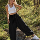 📢📢 Sconto del 40% ⏰ Pantaloni da donna in lino a gamba larga – Freschi, a vita alta, fluidi 🌾