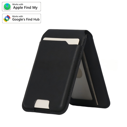 Portafoglio intelligente MagSafe in vera pelle nappa – con Apple Trova il mio™ e Google Find Hub™, protezione RFID e ricarica wireless.