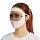 Maschera integrale traspirante con protezione solare in seta di ghiaccio a collo lungo
