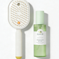 Spazzola elettrica massaggiante con spray