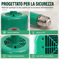 🐣Riscaldatore E27 per Incubatrice e Pulcini 🔥 | Termostato Digitale, Ventilazione ad Aria Calda | 220 V UE, 3 Colori