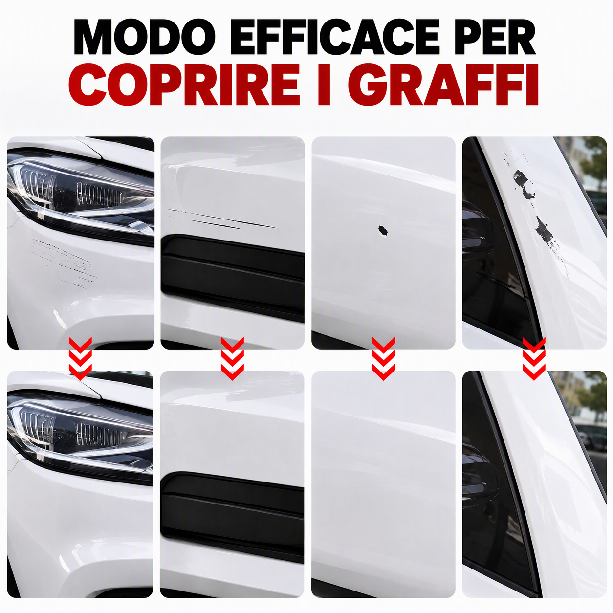 Penna per ritocco vernice auto antigraffio