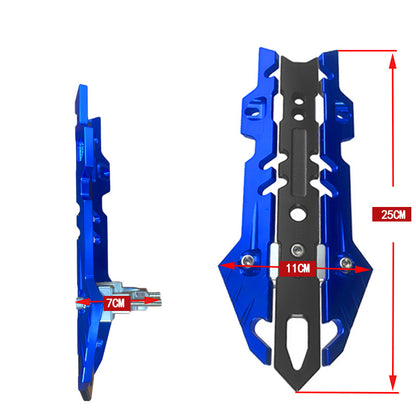 Motorcycle shock absorber protective cover