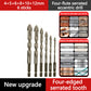 🔥Offerta imperdibile 2026🔥 Kit di punte da trapano eccentriche dentellate a 4 scanalature ad alta resistenza - Durevoli e versatili per tutti i progetti fai da te