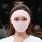 Maschera integrale traspirante con protezione solare in seta di ghiaccio a collo lungo
