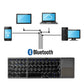 Mini tastiera Bluetooth wireless ultrasottile, tastiera per tablet pieghevole e semplice per casa e ufficio