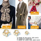 ✨ Elegante fibbia per sciarpa da cappotto francese (sconto del 50%) – L'eleganza a portata di mano!