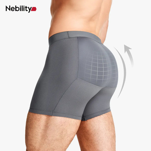 OFFERTA A TEMPO LIMITATO: SCONTO DEL 50% ⚡ Boxer modellanti da uomo Nebility con effetto push-up 3D per i glutei