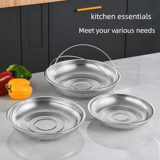 ✨ In offerta ✨ Cuocivapore in acciaio inox multiuso con manico