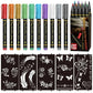 🔥Offerta imperdibile: Sconto del 50%🎨Ideali per body art unica🔥Pennarelli per tatuaggi temporanei