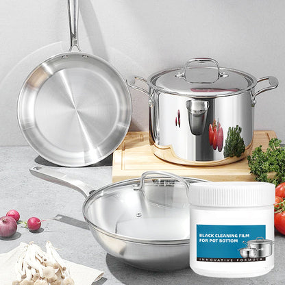 Crema detergente per rimuovere incrostazioni dalle pentole